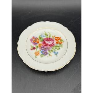 Vintage Japanese Mini Floral Bouquet Plate